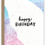 Happy Birthday Card Crystals 